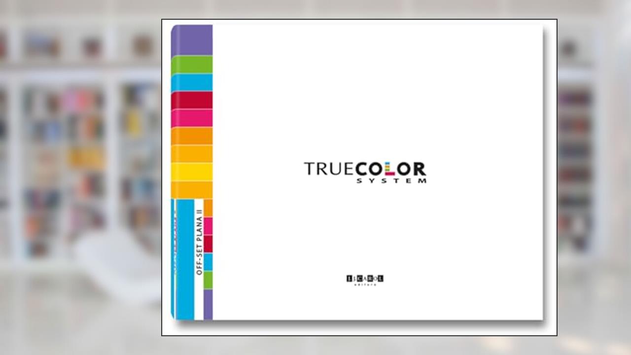TRUE COLOR SYSTEM - volume 2 - escala de cores CMYK - Papel Cartão - Edição trilíngue (português, espanhol, inglês), do autor Jacques Rutman