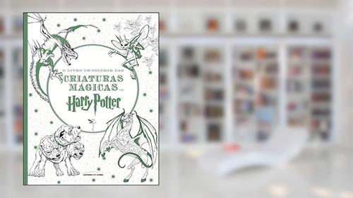 Capa de O livro de colorir das criaturas mágicas de Harry Potter, do autor Insight Editions