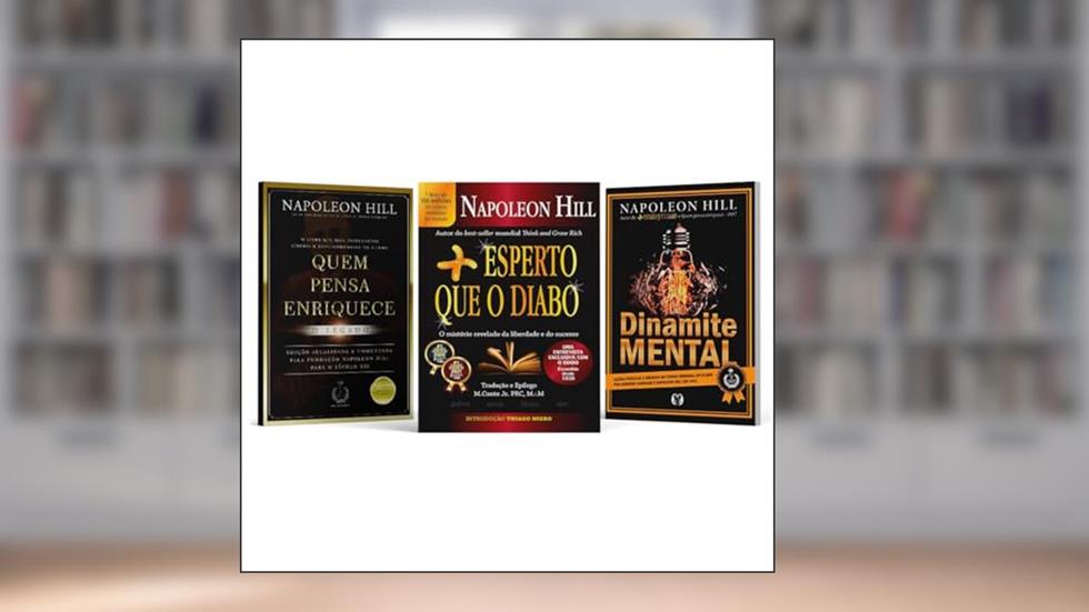 KIT - MAIS ESPERTO QUE O DIABO | QUEM PENSA ENRIQUECE | DINAMITE MENTAL, do autor Napoleon Hill