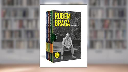 Capa de Caixa Rubem Braga: Crônicas, do autor Rubem Braga