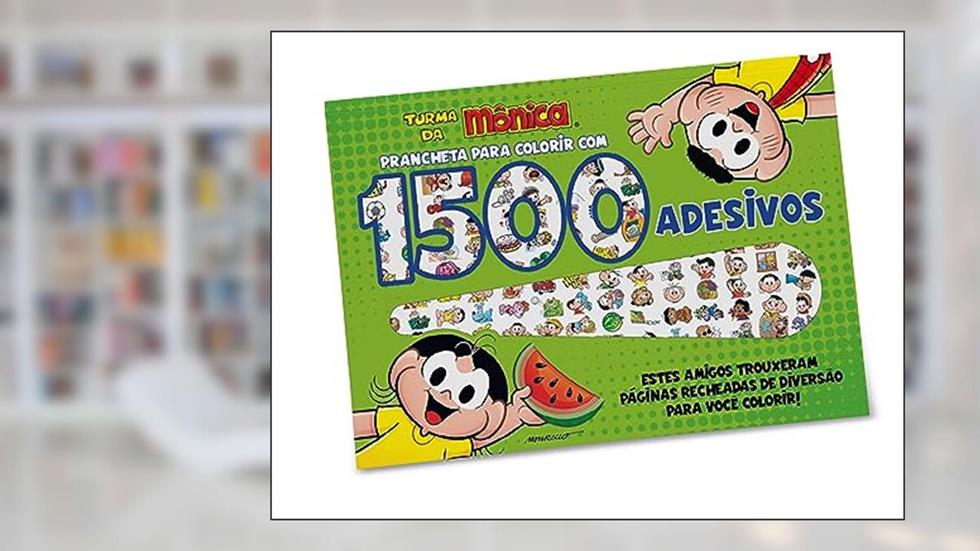 Turma Da Mônica - Prancheta para colorir com 1500 Adesivos: Volume 2, do autor On Line Editora