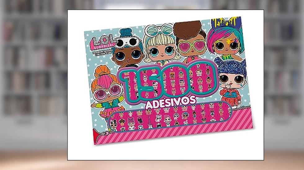 LOL Surprise - Prancheta para colorir com 1500 adesivos, do autor On Line Editora