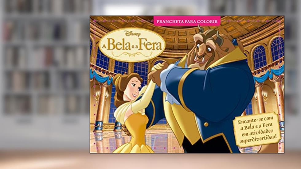 Disney Prancheta Para Colorir - A Bela e a Fera, do autor On Line Editora