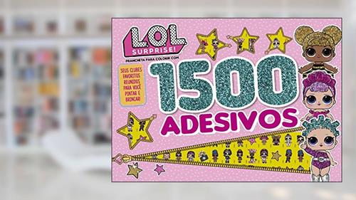 Capa de LOL Surprise - Prancheta para colorir com 1500 adesivos: Seus clubes favoritos reunidos para você pintar e brincar!, do autor On Line Editora