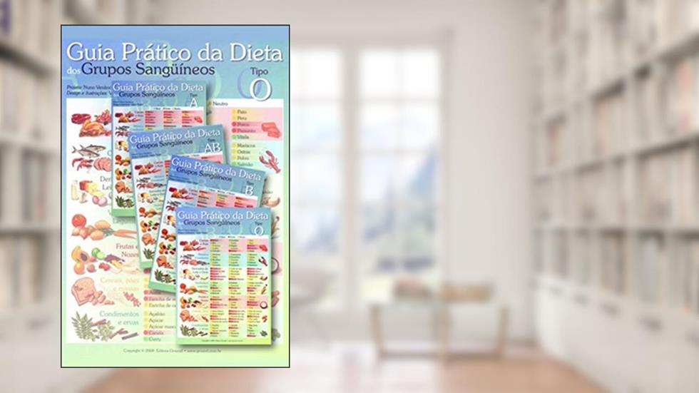 Mapa - A Dieta dos Grupos Sanguíneos: Tabelas dos Alimentos Ideais e Nocivos Para Cada Grupo Sanguíneo, do autor Nuno Venâncio
