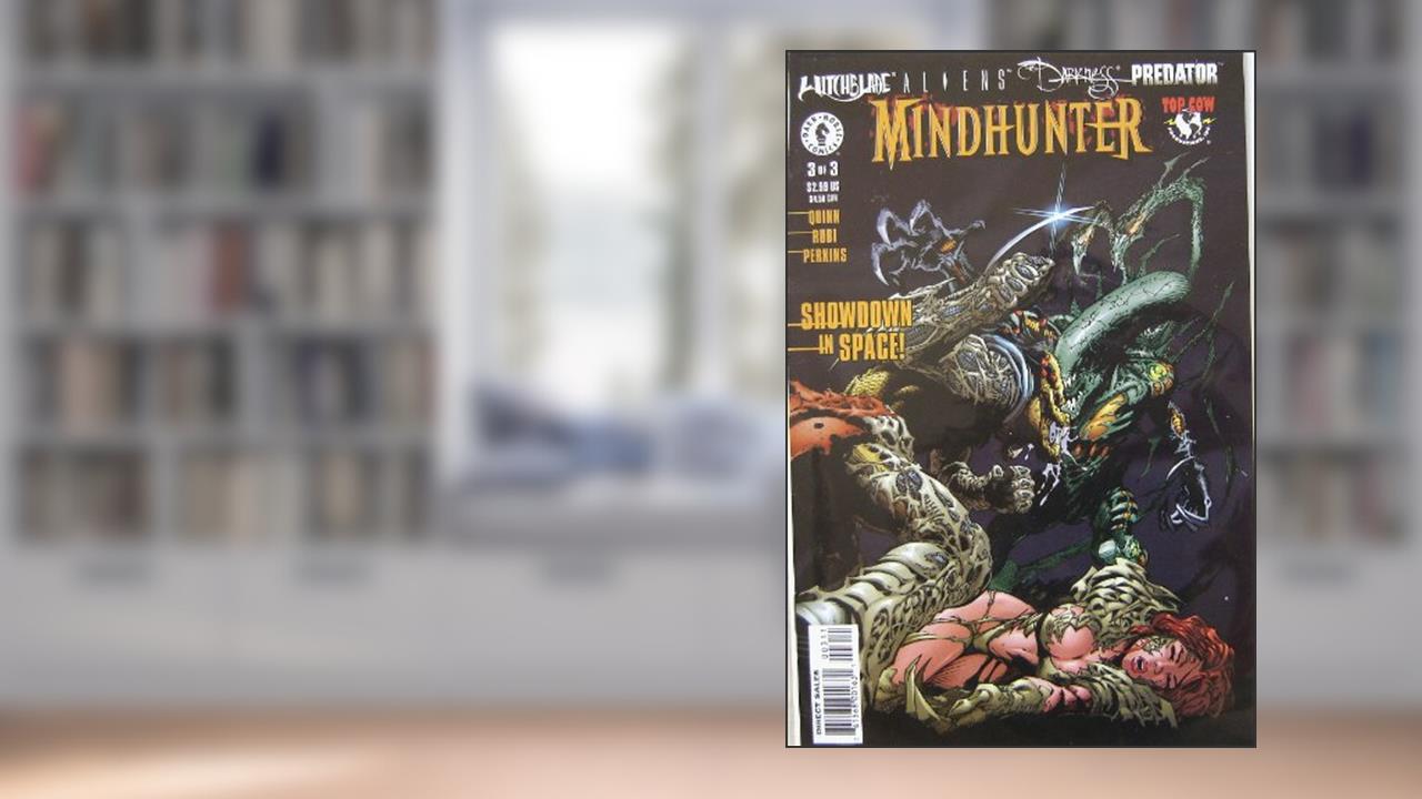 Mindhunter 2001 Dark Horse Comic # 3 Showdown in Space, do autor Rubi & Perkins Quinn