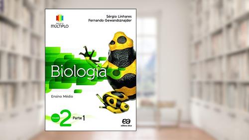 Capa de Projeto Multiplo - Biologia - Volume 2, do autor Sérgio Linhares; Fernando Gewandsznajder
