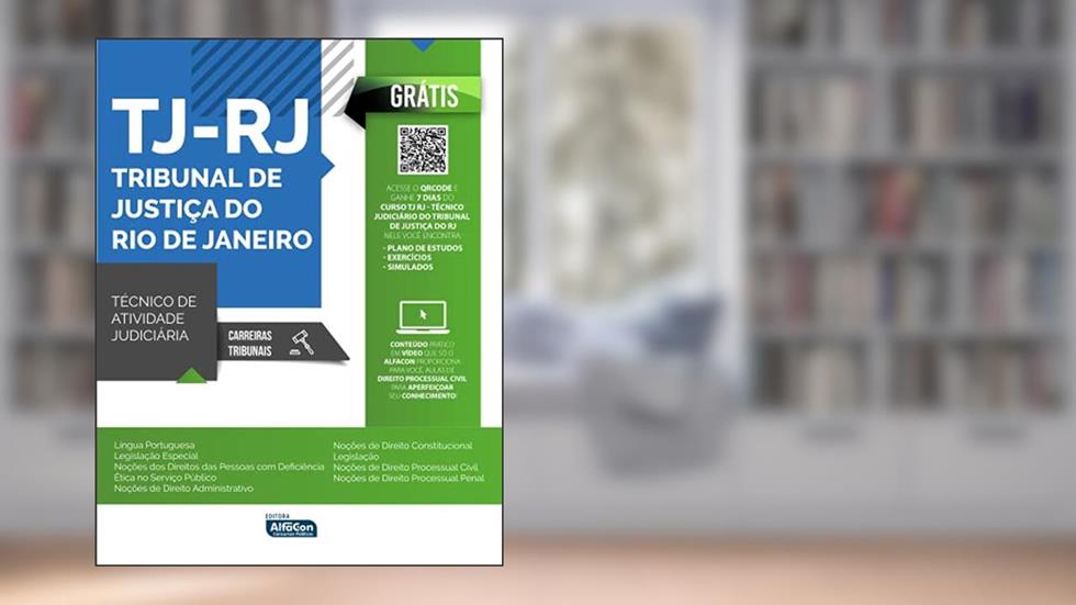 Técnico de Atividade Judiciária - Tribunal de Justiça do Estado do Rio de Janeiro - TJ RJ, do autor Equipe AlfaCon