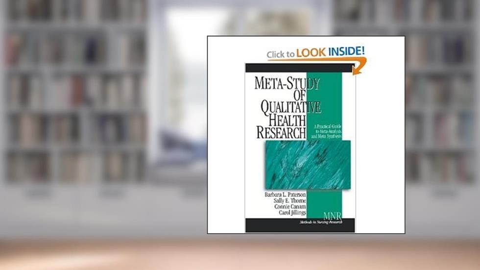 Meta-Study of Qualitative Health Research byThorne Canam, do autor Thorne Canam