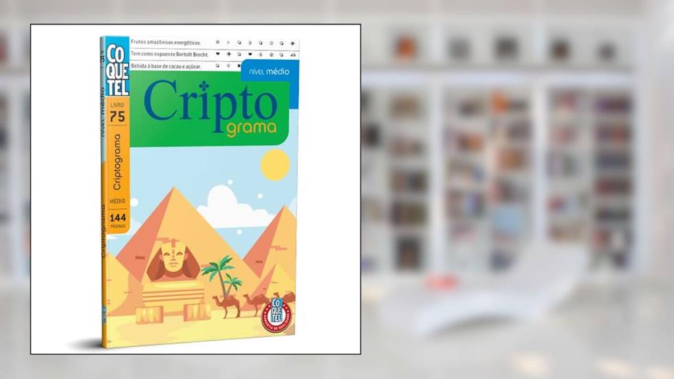 Livro Criptograma nível médio Ed 75, do autor Equipe Coquetel