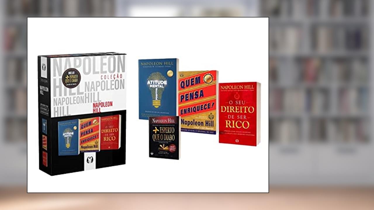 BOX NAPOLEON HILL - QUER MUDAR A SUA VIDA?, do autor NAPOLEON HILL