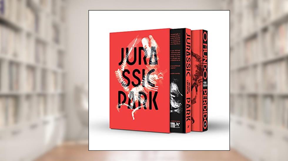 Box Jurassic Park - Edição capa dura, do autor Michael Crichton