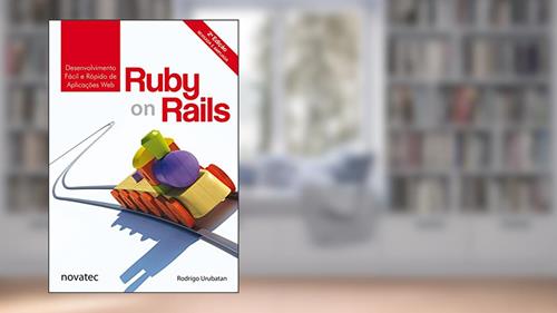 Capa de Ruby on Rails, do autor Rodrigo Urubatan