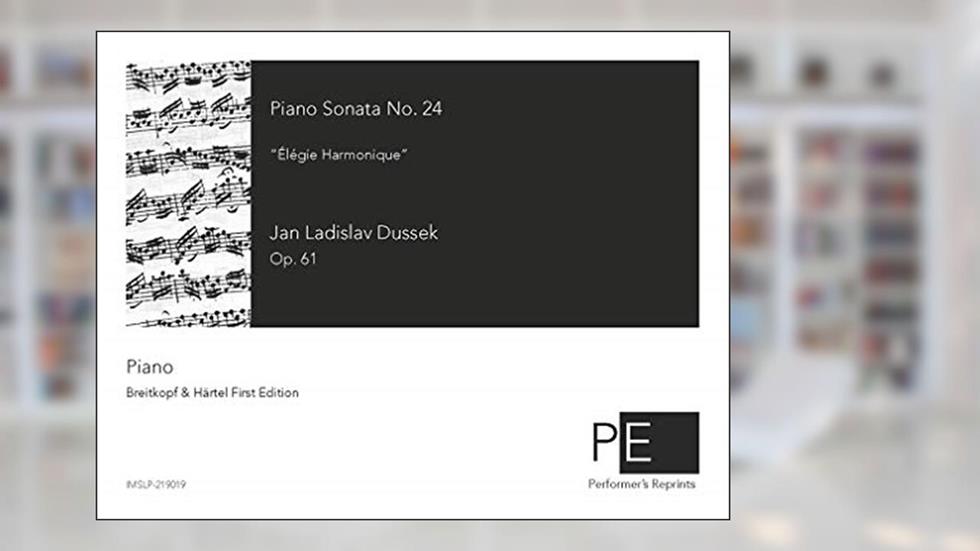 Piano Sonata No. 24, Op. 61, do autor Jan Ladislav Dussek