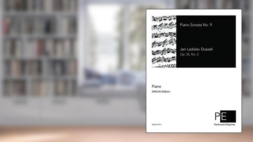 Piano Sonata No. 9, Op. 25, No. 2, do autor Jan Ladislav Dussek