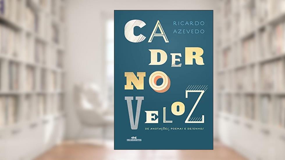 Caderno veloz de anotações, poemas e desenhos, do autor Ricardo Azevedo