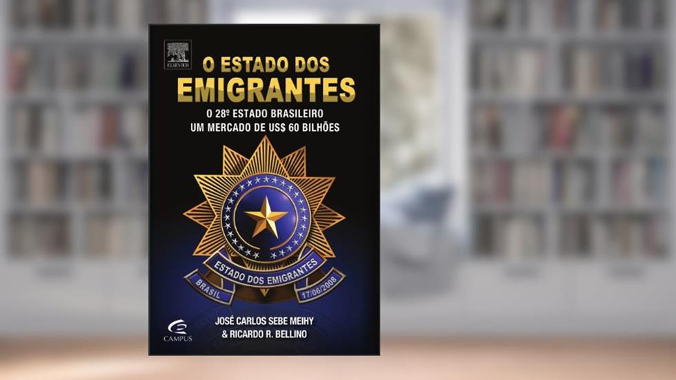 O Estado Dos Emigrantes, do autor Ricardo Bellino; José Carlos Meihy