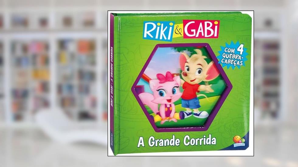 Lenticular 3D Licenciados: A Grande Corrida (Riki & Gabi), do autor © Todolivro Ltda.