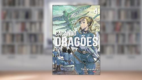 Capa de Caçando Dragões - 4, do autor Taku Kuwabara