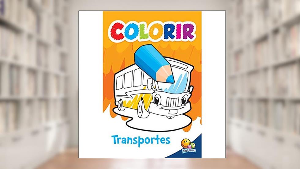 Colorir: Transportes, do autor VÁRIOS AUTORES
