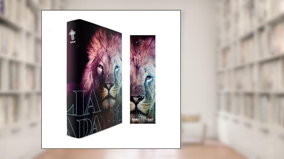 Biblia Leão Neon - Capa Dura - NTLH + Marca Página - Book7, do autor Book 7; Book 7
