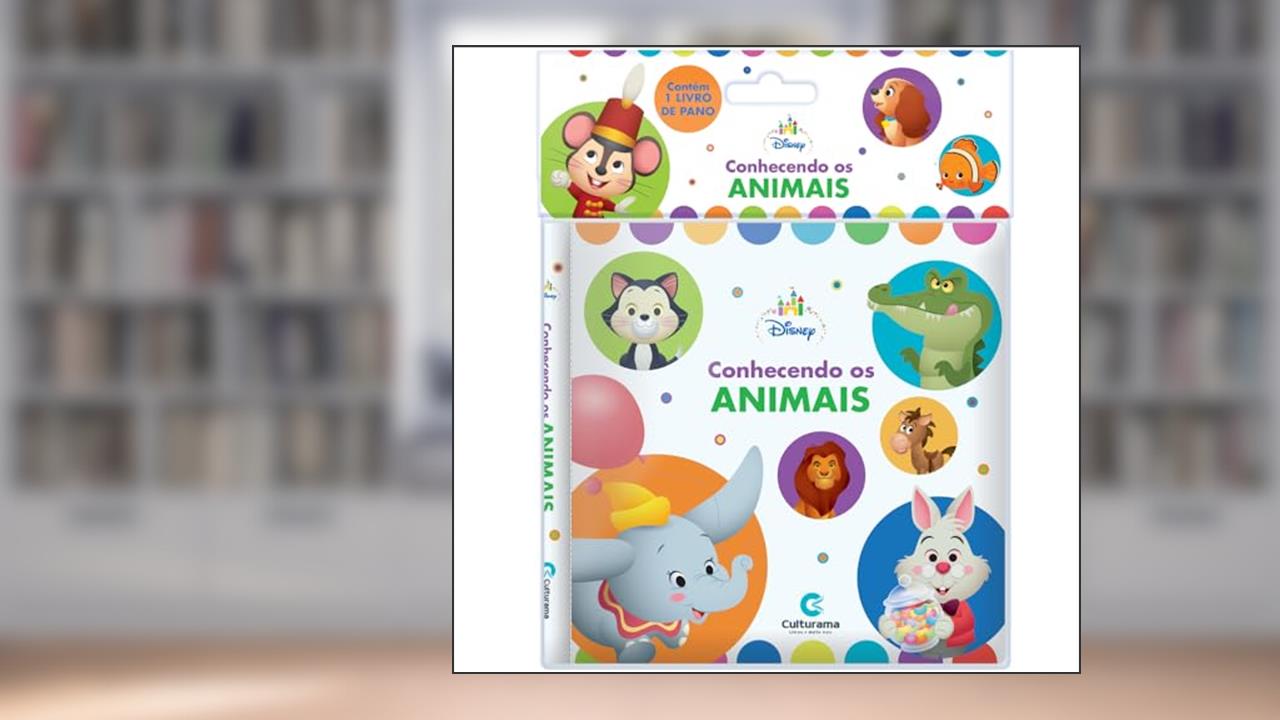 Livro de Pano Disney Baby - Conhecendo os Animais, do autor Culturama