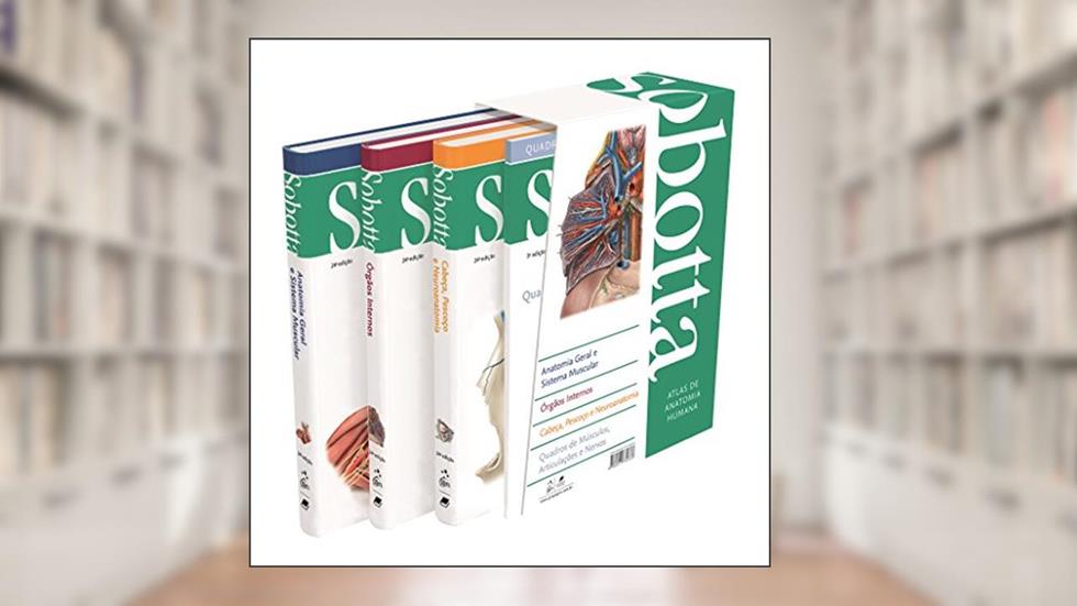 Atlas de Anatomia Humana - 3 Volumes, do autor SOBOTTA