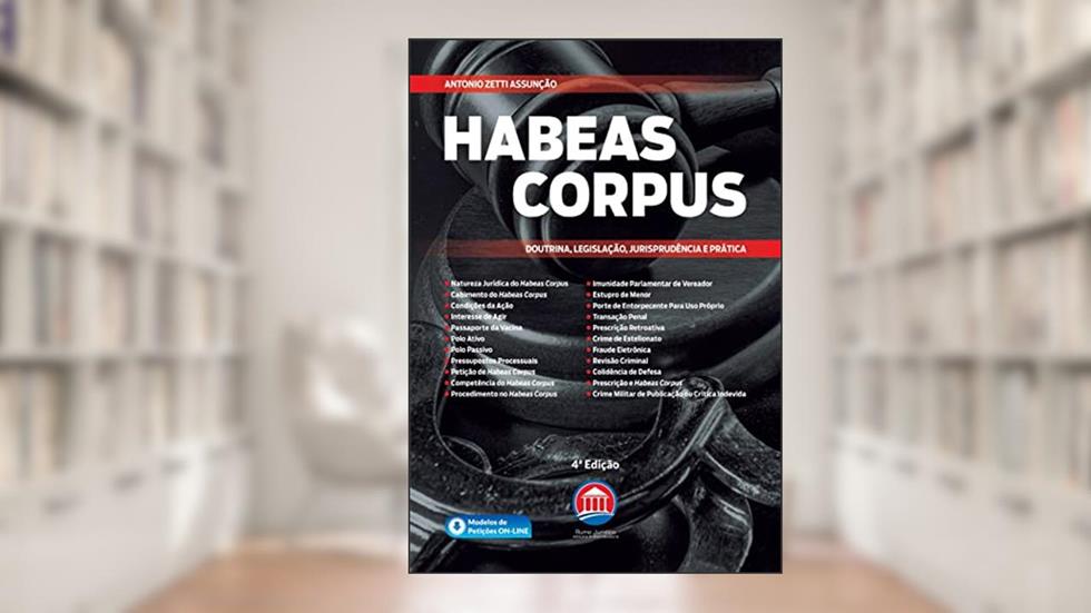Habeas Corpus, do autor Antonio Zetti Assunção