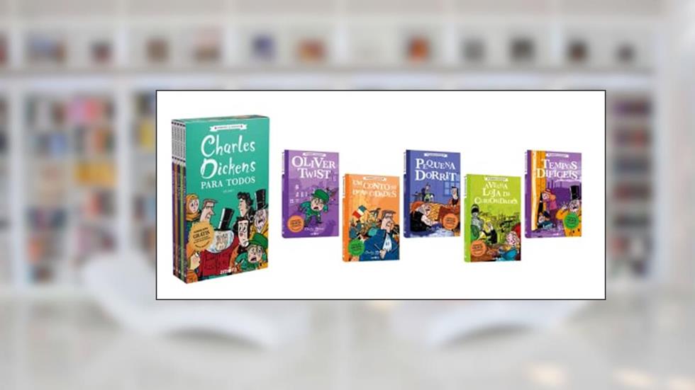Box Charles Dickens - Volume 01 (com Audiolivro Para Ouvir): Charles Dickens para todos, do autor Charles Dickens