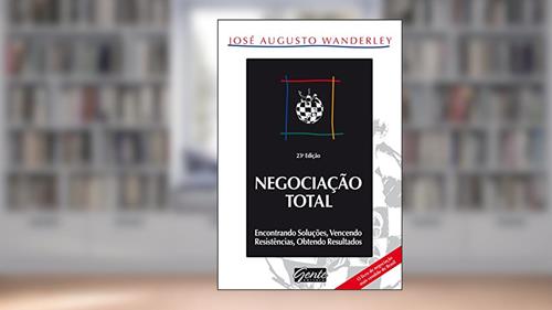 Capa de Negociação total, do autor José Augusto Wanderley