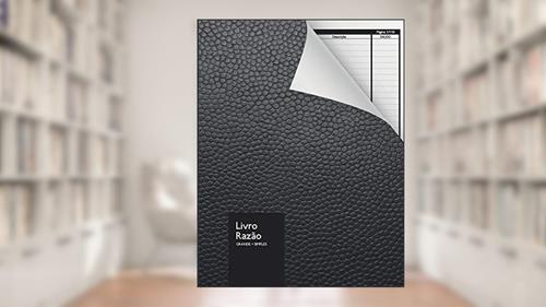 Capa de Livro Razão - Grande + Simples: Livro Caixa Formato Grande Entradas - Saídas 110 Páginas, do autor Sul