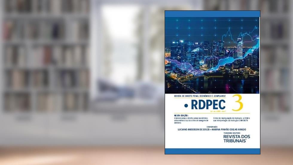 REVISTA DTO PENAL ECON COMP V3 2021 ETQ, do autor Luciano Anderson e Marina Pinhão Coelho Araújo