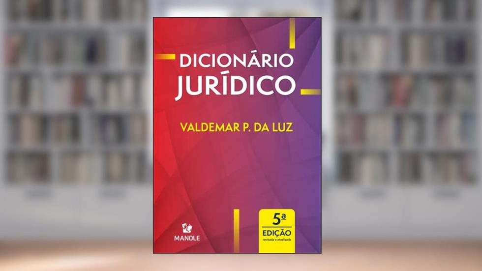 Dicionário jurídico, do autor Valdemar P. da Luz