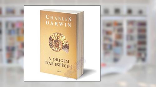 Capa de A Origem das Espécies, do autor Charles Darwin