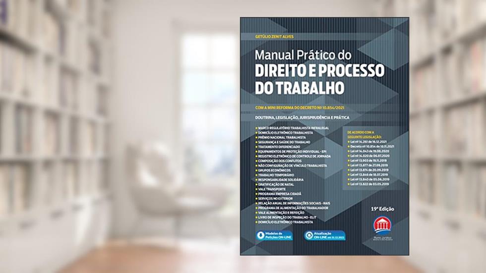 Manual Prático do Direito e Processo do Trabalho, do autor Getúlio Zenit Alves