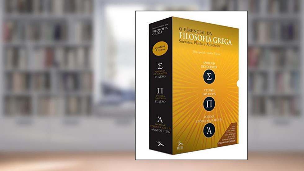 Essencial da Filosofia Grega - Box 3 Livros, do autor Sócrates; Platão; Aristóteles
