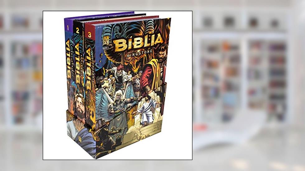 Capa de Bíblia Kingstone - 3 Volumes em Quadrinhos: Tradução Novos Leitores (TNL), do autor Sociedade Bíblica do Brasil