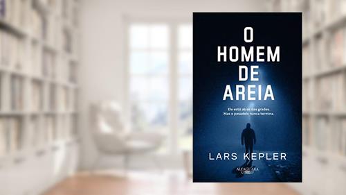 Capa de O homem de areia: Da série Joona Linna, do autor Lars Kepler