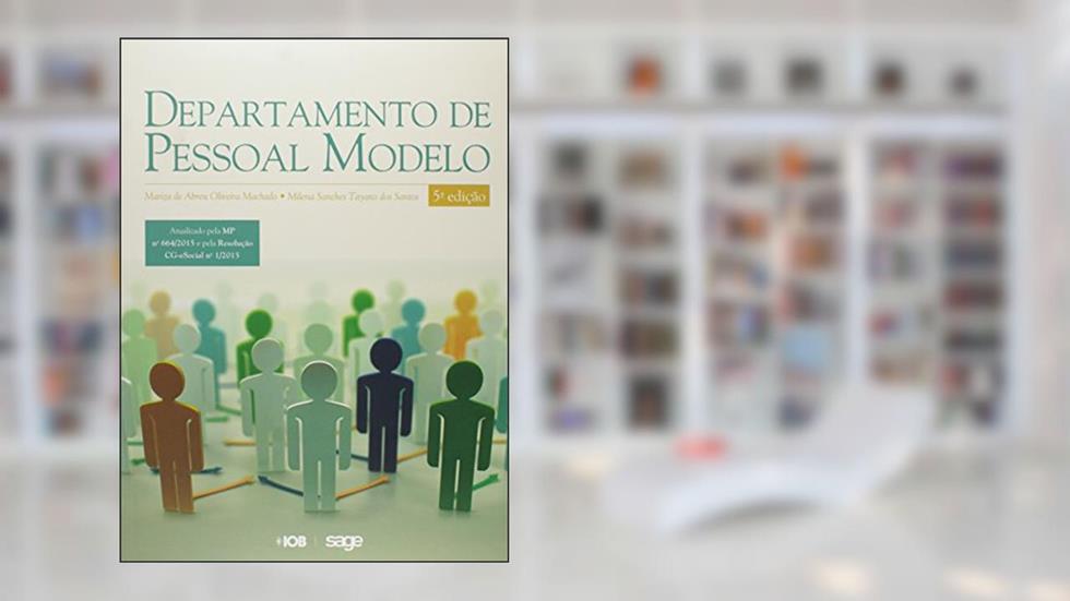 Departamento de Pessoal Modelo, do autor Mariza de Abreu Machado; Milena Sanches Tayano dos Santos