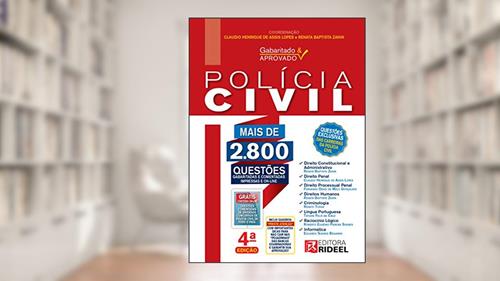 Capa de Gabaritado e Aprovado - Polícia Civil, do autor Claudio Henrique de Assis Lopes; Renata Baptista Zanin