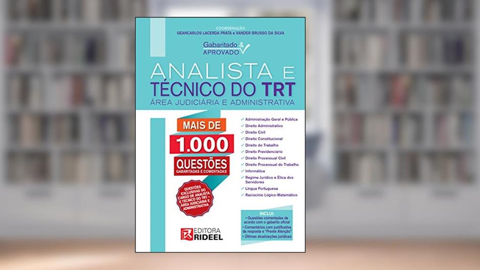 Gabaritado e Aprovado - Analista e Técnico do TRT, do autor Geancarlos Lacerda Prata; Vander Brusso da Silva
