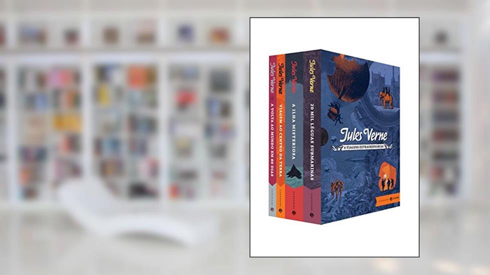 Box Viagens Extraordinárias: Edição comentada e ilustrada - Clássicos Zahar, do autor Verne; Jules