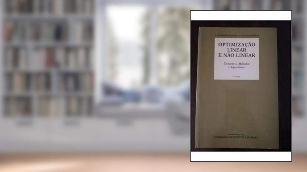 Optimização Linear e Não Linear, do autor L. VAL TAVARES