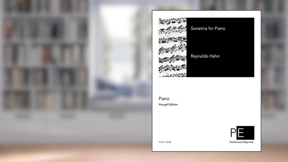 Sonatina for Piano, do autor Reynaldo Hahn