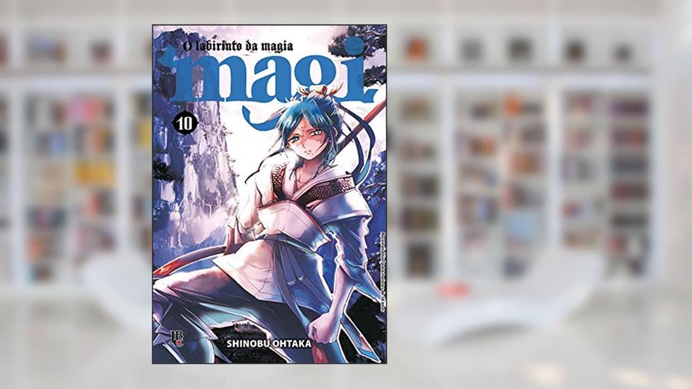 Magi: O labirinto da magia - Vol. 10, do autor Shinobu Ohtaka