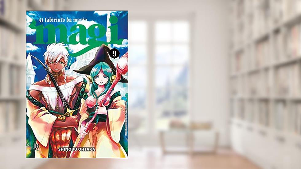 Magi: O labirinto da magia - Vol. 9, do autor Shinobu Ohtaka