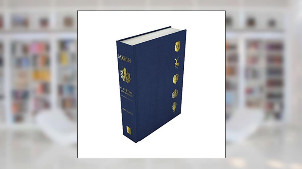 A Guerra dos Tronos: O Festim dos Corvos (Livro 4) - As Crônicas de Gelo e Fogo em Edição de Luxo (+ Um Pin da Casa Greyjoy), do autor George R. R. Martin