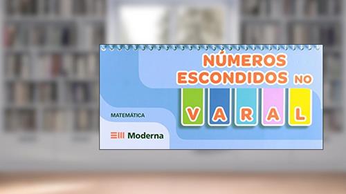 Capa de Números escondidos no varal, do autor Edições Educativas da Editora Moderna
