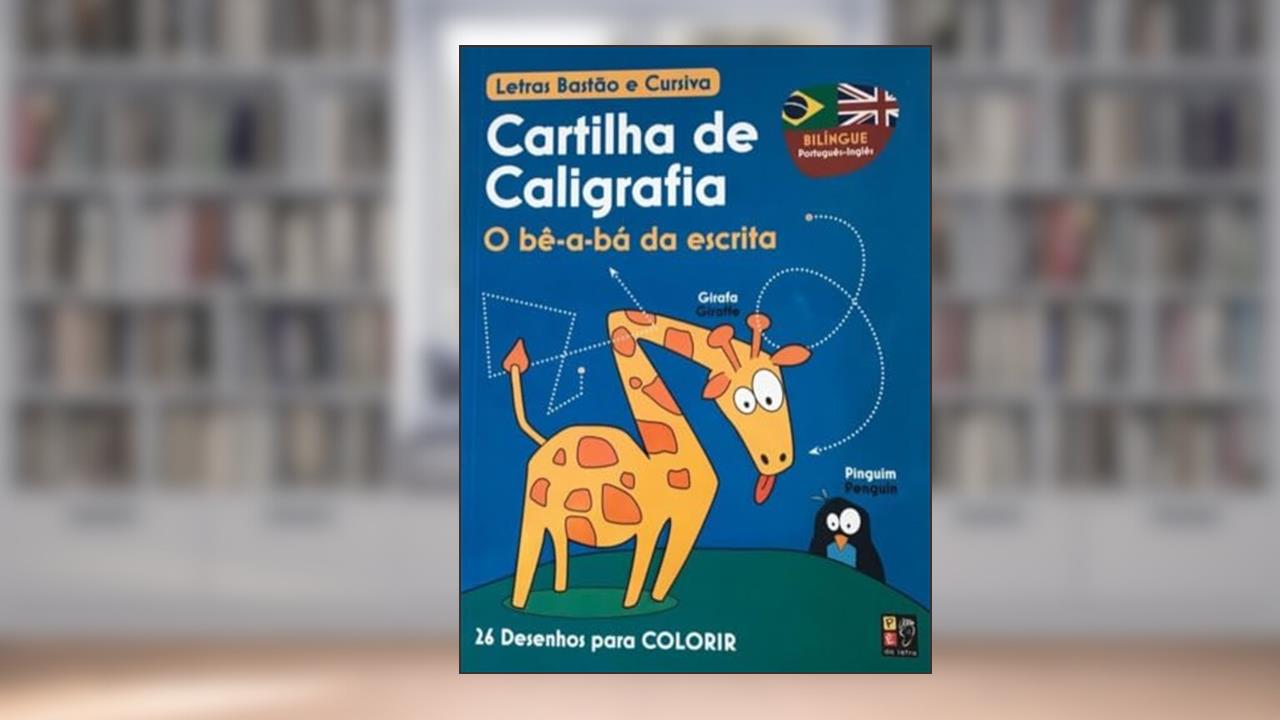 Cartilha de Caligrafia - Bilíngue, do autor Christiane Peters; Pé Da Letra