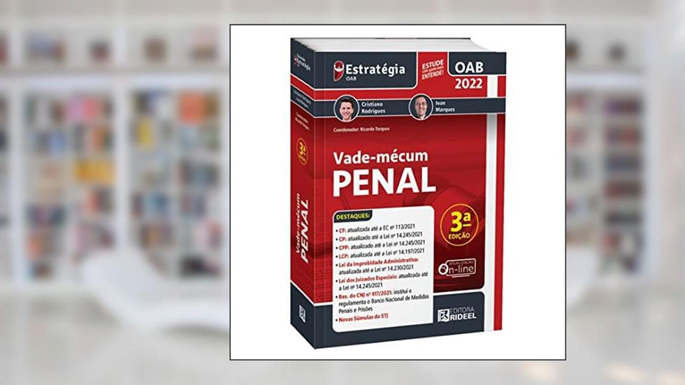 Vade-Mécum Penal - Estratégia, do autor Cristiano Rodrigues